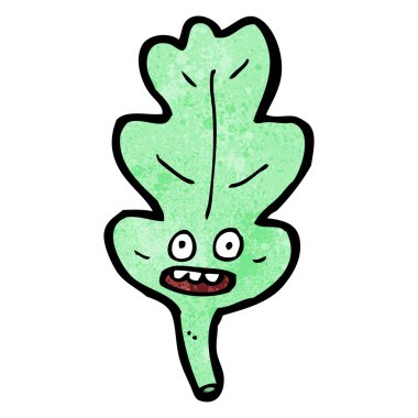 karikatür Meşe yaprağı