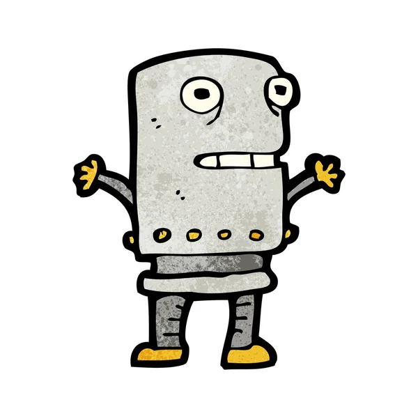 Robot de dibujos animados — Archivo Imágenes Vectoriales