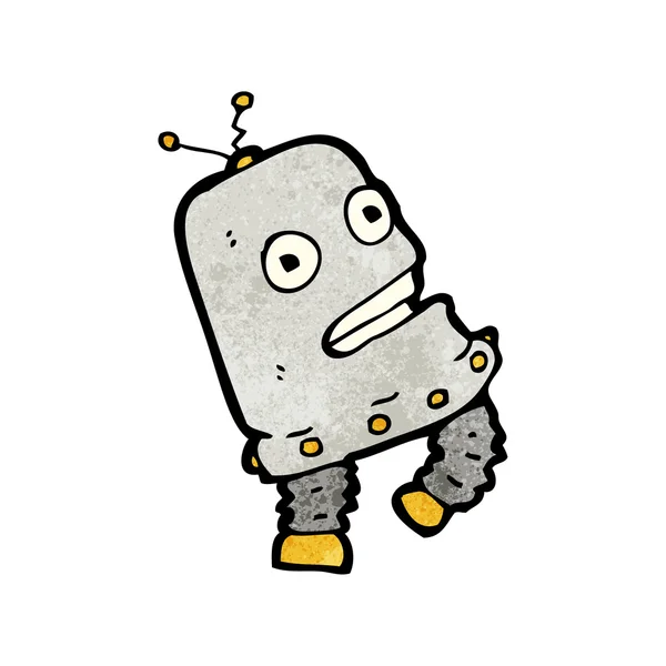 Robot de dibujos animados — Vector de stock