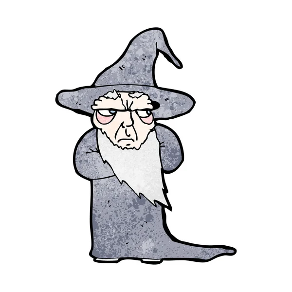 Wizard cartoon (raster version) — Stock Vector
