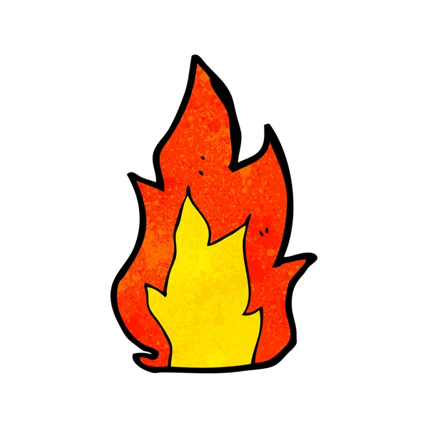 Feu de bande dessinée — Image vectorielle