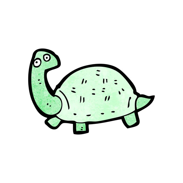 Tortuga de dibujos animados — Vector de stock