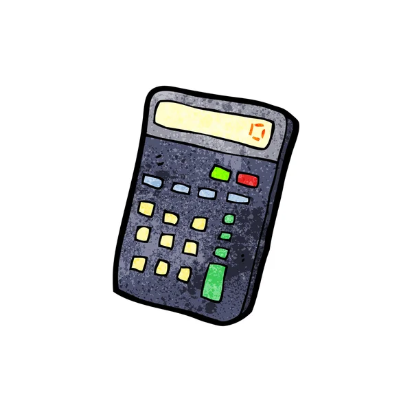 Calculatrice de bande dessinée — Image vectorielle