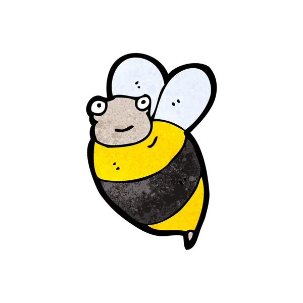 面白い蜂漫画 (ラスター バージョン) — ストックベクタ