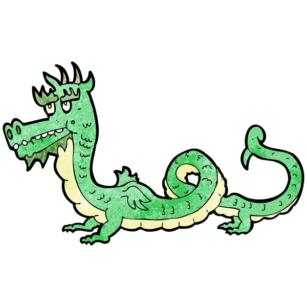 Dessin animé dragon chinois — Image vectorielle