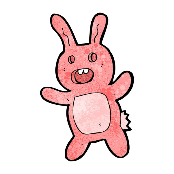 可怕的卡通兔子 — 图库矢量图片