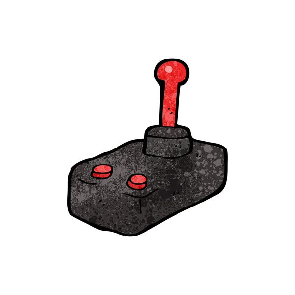 Dibujos animados retro joystick — Vector de stock