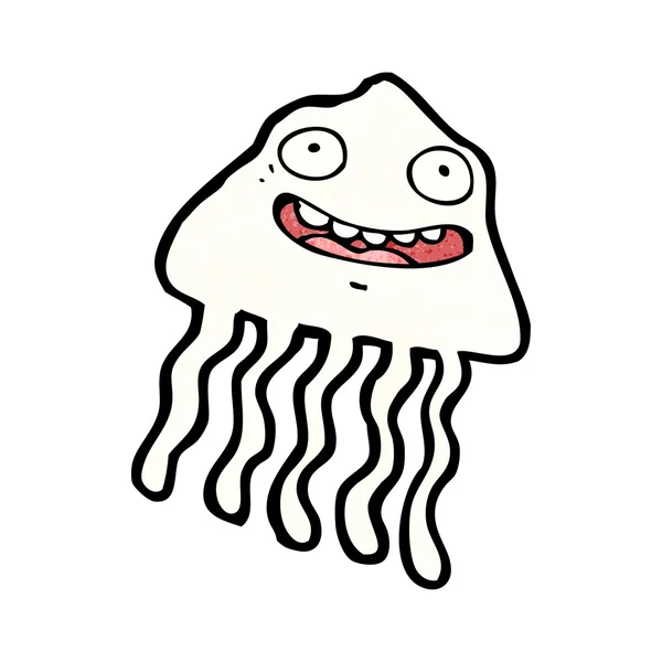 White Jellyfish — Stock Vector