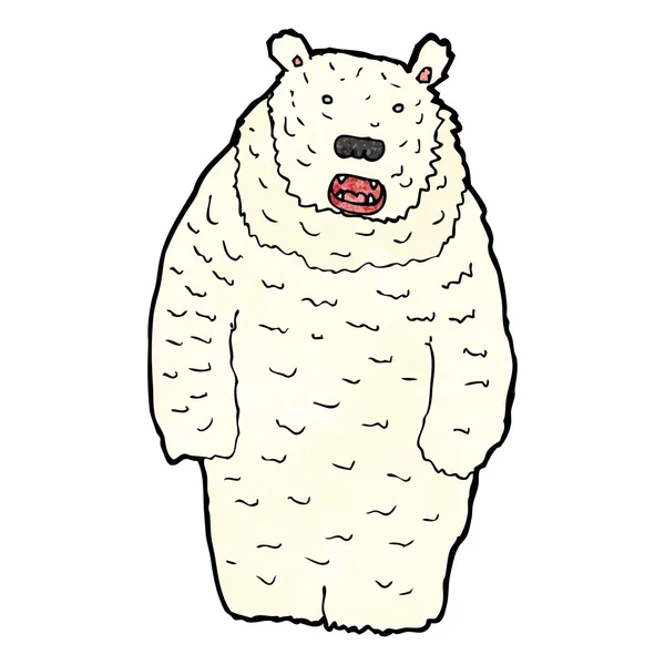 Oso polar blanco — Vector de stock