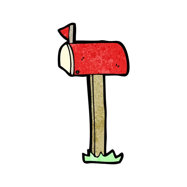 Boîte aux lettres dessin animé — Image vectorielle