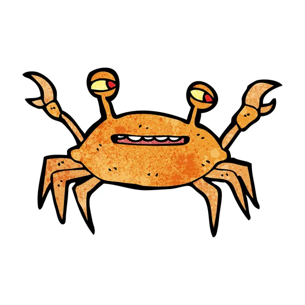 Tecknad krabba — Stock vektor