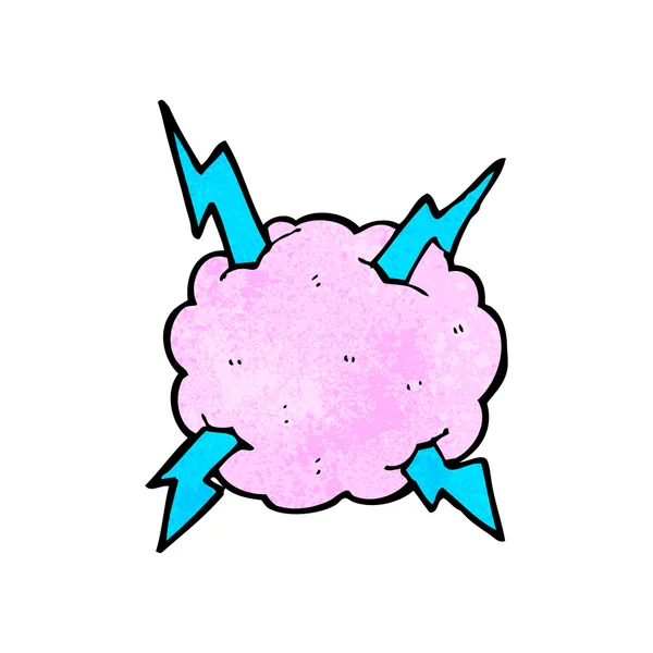 Мультфильм Thundercloud — стоковый вектор