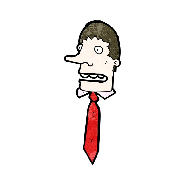 Karikatura člověka Office — Stockový vektor