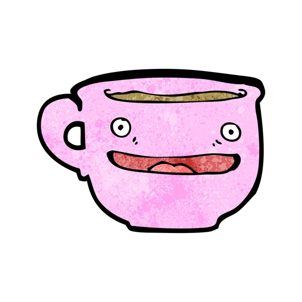 Sarjakuva kahvikuppi — vektorikuva