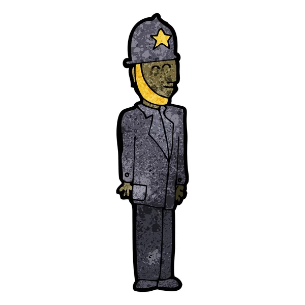 British policeman cartoon — Stock Vector