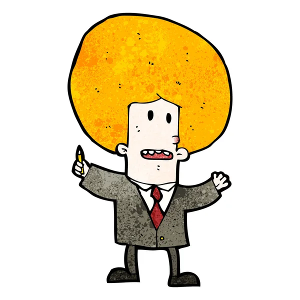 Büyük Kızıl saçlı adam çizgi film