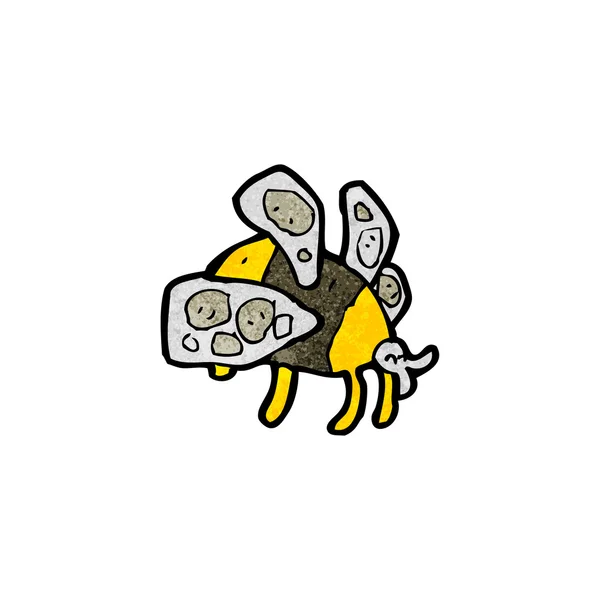 Vliegende bee — Stockvector