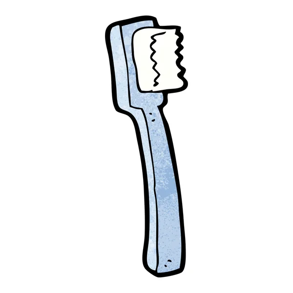 Brosse à dents bleue dessin animé — Image vectorielle