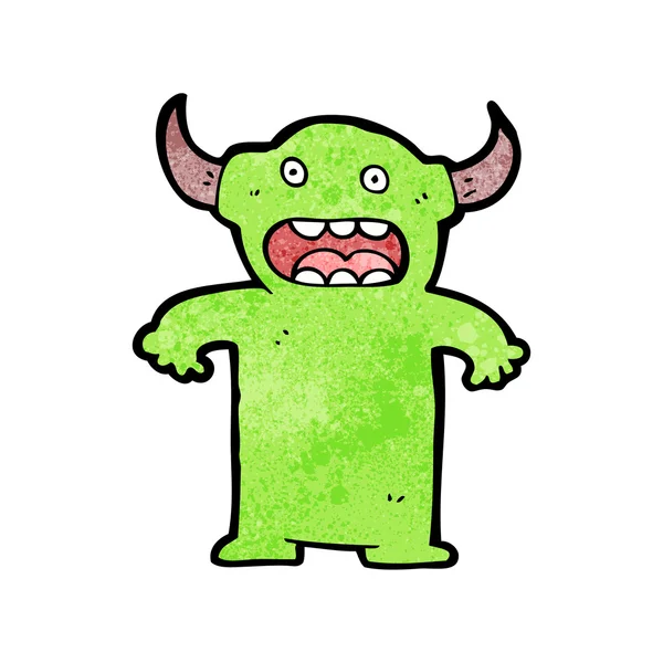 Kleine monster cartoon — Stockvector