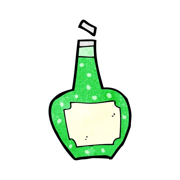 Botella de poción de dibujos animados — Vector de stock