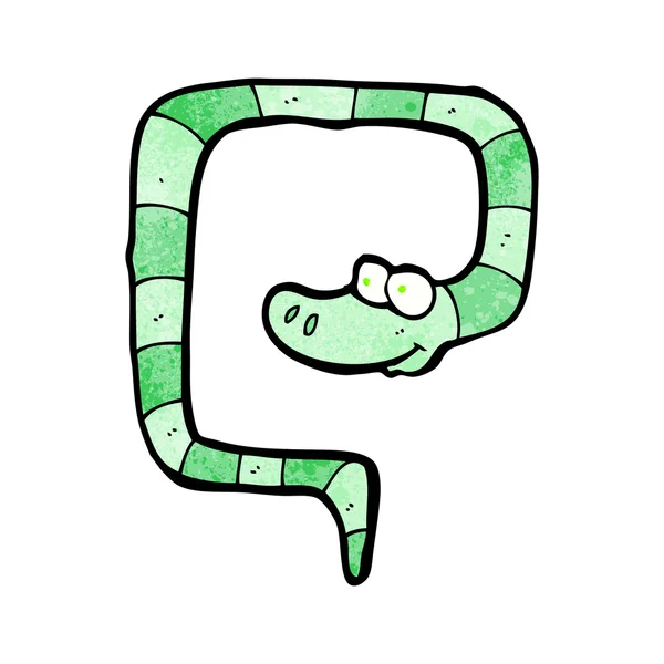 Sarjakuva hauska käärme — vektorikuva