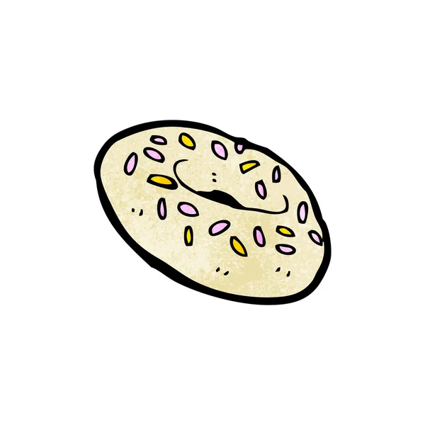 Caricatura de Bagel — Vector de stock