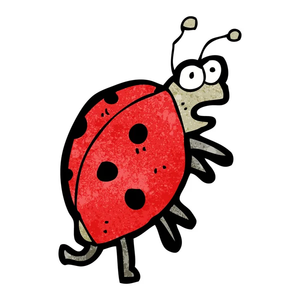 Coccinelle de bande dessinée — Image vectorielle