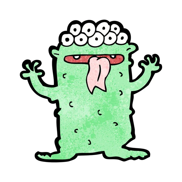 Bruto monster cartoon — Stockvector