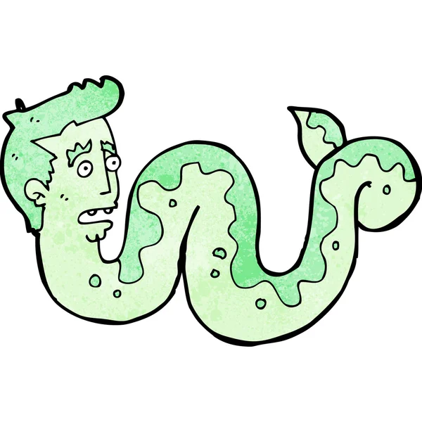 Cartoon snake man — Stock Vector