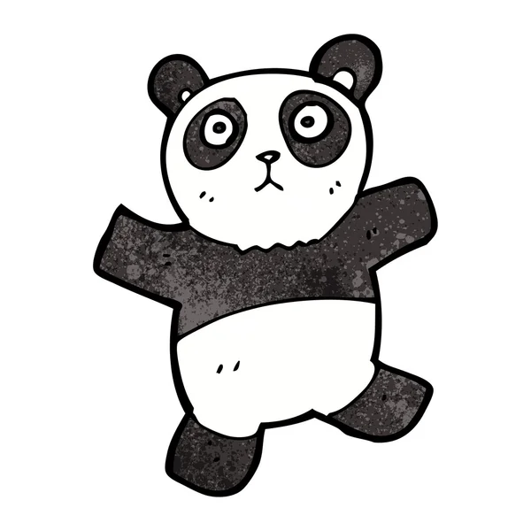 Cartoon panda — Stock vektor