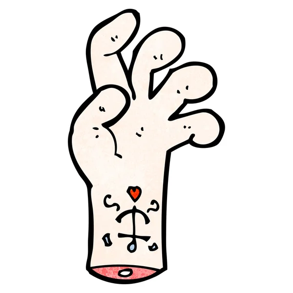 Мультфільм татуювання arm — стоковий вектор