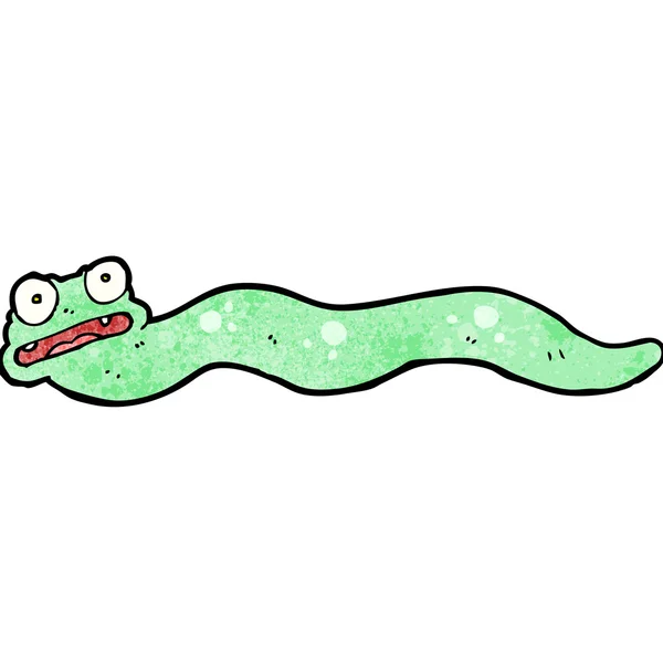 Cartoon scary snake — Stock Vector