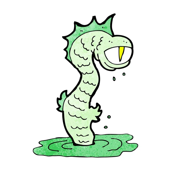 Cartoon swamp monster — Stock Vector