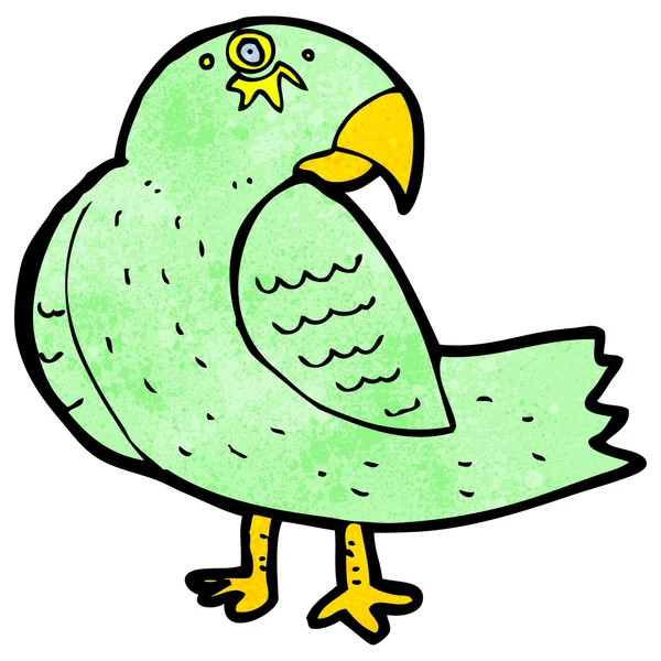 Papagaio dos desenhos animados — Vetor de Stock