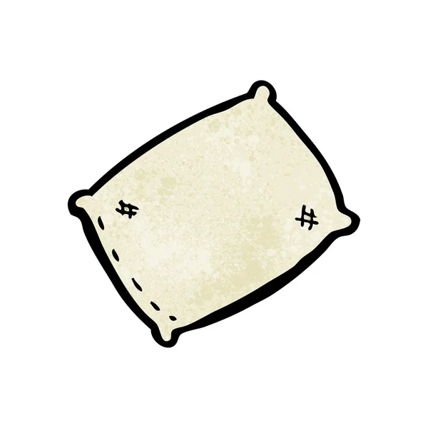Мультяшная подушка — стоковый вектор
