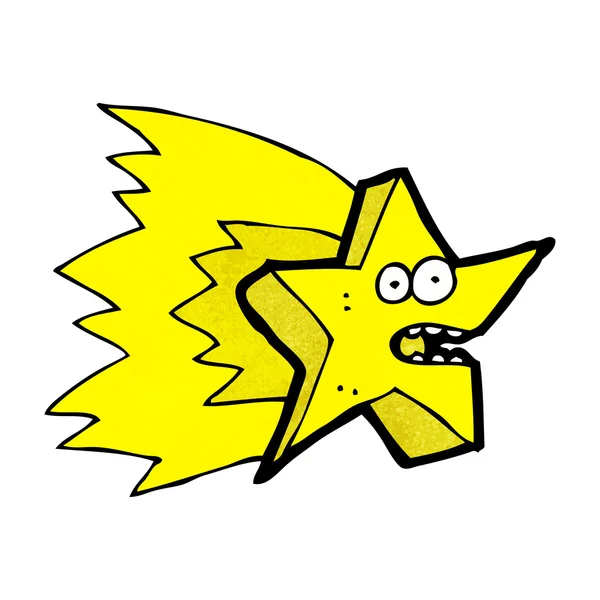 Karikatür kuyruklu yıldız — Stok Vektör