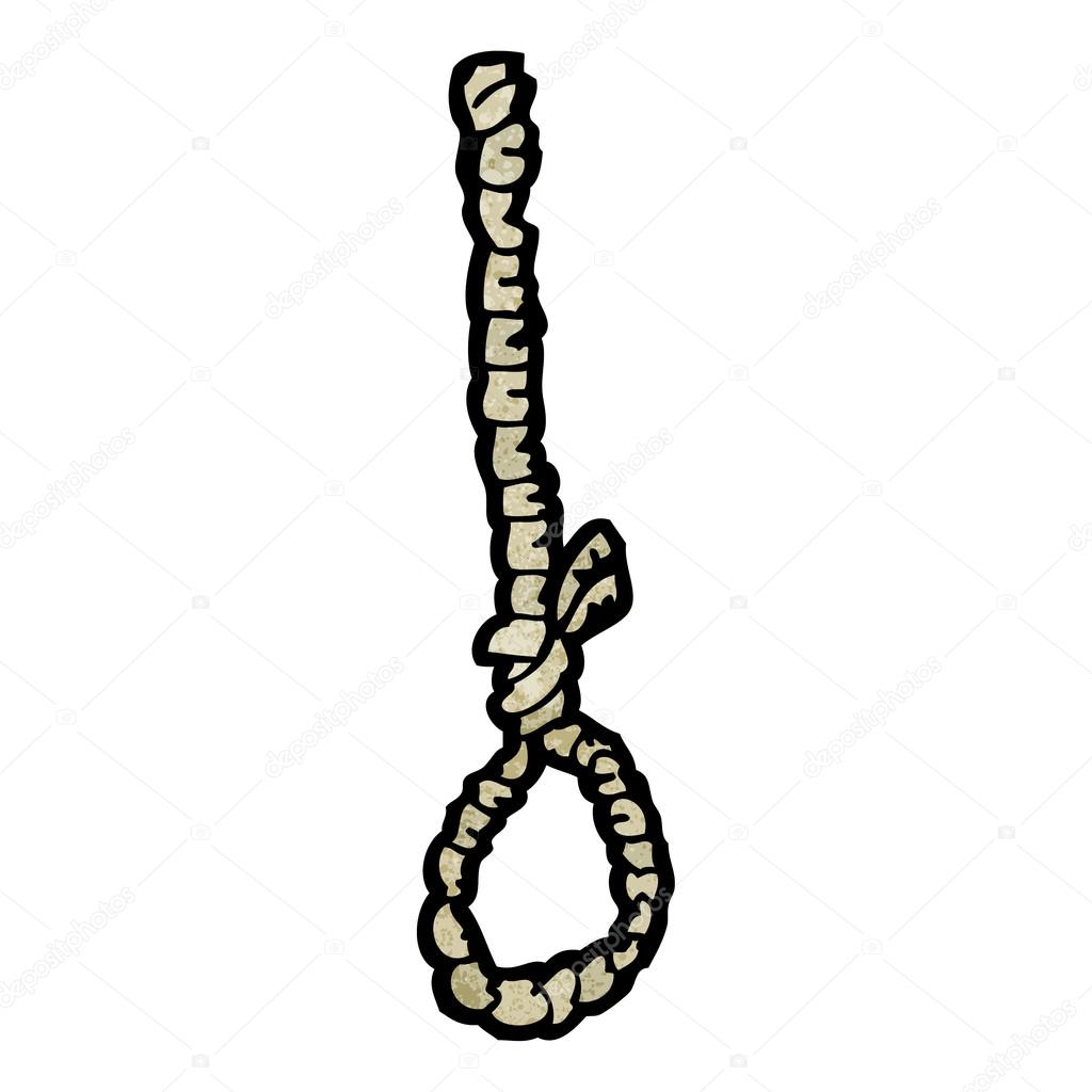 Cartoon noose Stock Vector by ©lineartestpilot #21539015