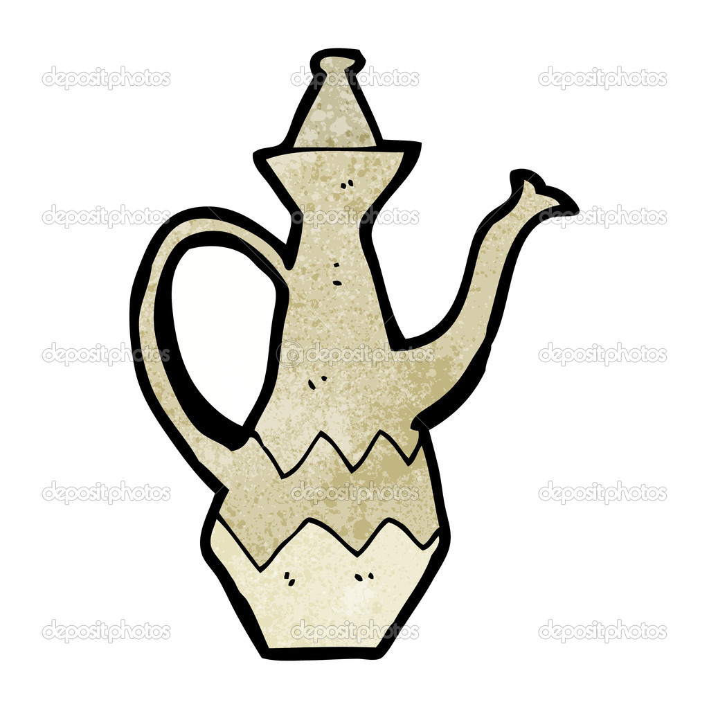 Old Coffee Pot Cartoon Stock Vector Old Coffee Pot Cartoon Stock Vector