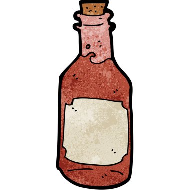 karikatür ROM şişesi