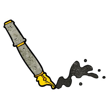 karikatür dolma kalem