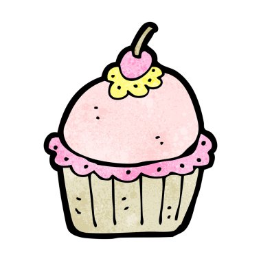 karikatür cupcake