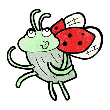 karikatür uğur böceği