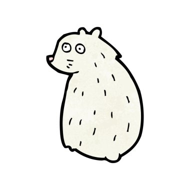 şirin kutup ayısı cartoon