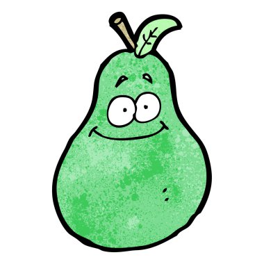 mutlu armut karikatür