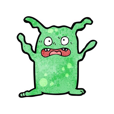 yeşil uzaylı da canavar