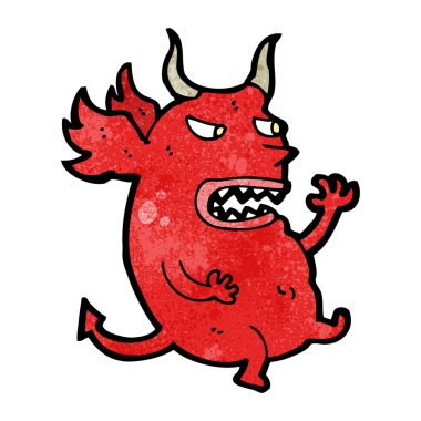 kızgın küçük şeytan çizgi film karakteri