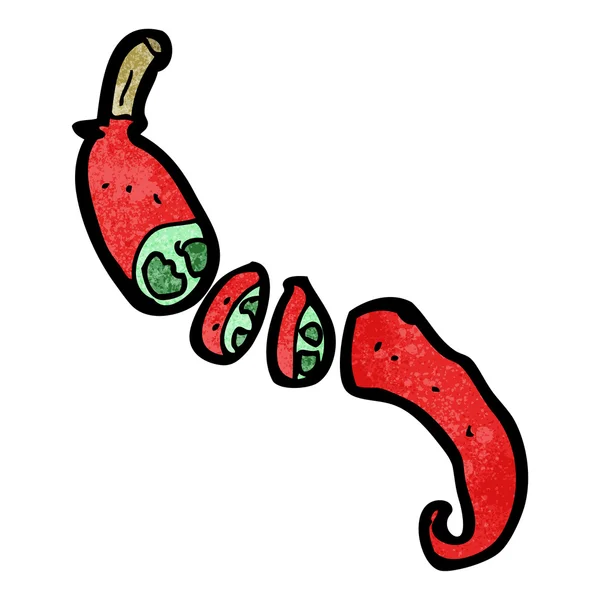 Kreslený chili pepper — Stockový vektor