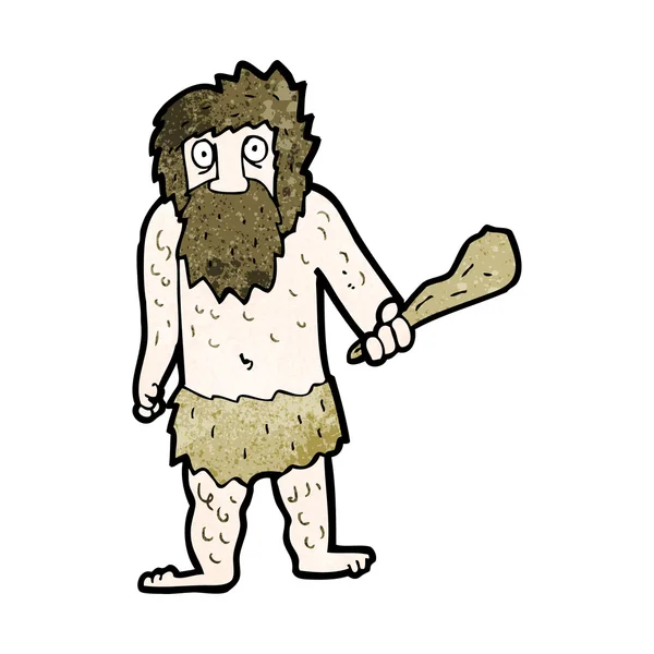 Cartoon cave man — Stockvector