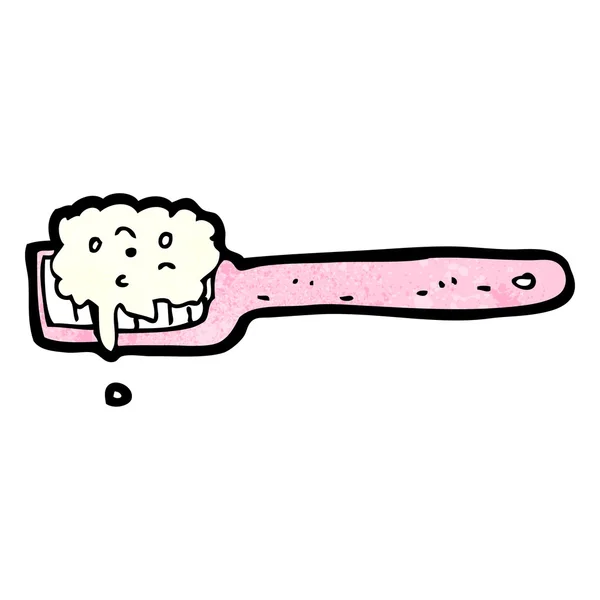 Brosse à dents Cartoon — Image vectorielle