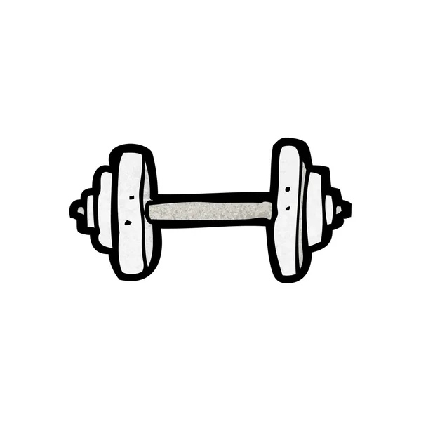 Cartoon sportschool gewicht — Stockvector